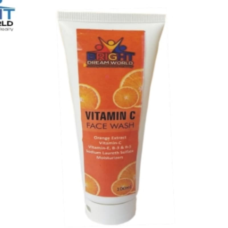 Face wash with vitman c